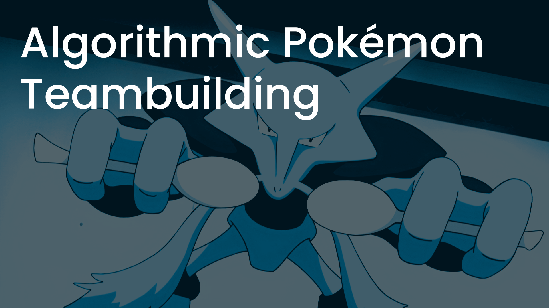 Algorithmic Pokemon Teambuilding